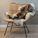 WOOOL Schapenvacht - Classic Wit Zwart Moeflon (Crop)