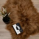 WOOOL Schapenvacht - IJslands Rood Bruin (Flat Lay)