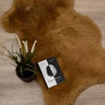 WOOOL Schapenvacht - Australisch Karamel (Flat Lay)