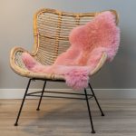 WOOOL Schapenvacht - Australisch Roze (Crop)