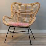 WOOOL Schapenvacht Chairpad - Australisch Roze (Crop)