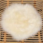 WOOOL Schapenvacht Chairpad - Classic Wit (Close)