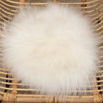 WOOOL Schapenvacht Chairpad - IJslands Wit (Close)