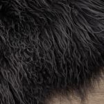WOOOL Schapenvacht - IJslands Donker Grijs CURLY (Close)
