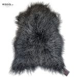 WOOOL Schapenvacht - IJslands Donker Grijs CURLY (Webshop)