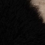 WOOOL Schapenvacht - IJslands Zwart CURLY (Close)