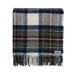WOOOL Deken - TARTAN (Muted Blue Dress Stewart) - Afbeelding 2