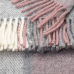 WOOOL Plaid - BLOCK CHECK (Charcoal & Dusky Pink) - Afbeelding 3