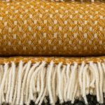 WOOOL Plaid - CALEDONIA (Okergeel) - Afbeelding 3