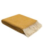 WOOOL Plaid - CALEDONIA (Okergeel)