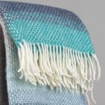 WOOOL Plaid - OMBRE (Seaside Blue) - Afbeelding 3