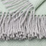 WOOOL Plaid - STELLA (Silver Grey & Laurel Green) - Afbeelding 3
