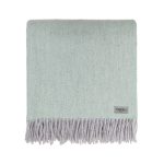 WOOOL Plaid - STELLA (Silver Grey & Laurel Green) - Afbeelding 2
