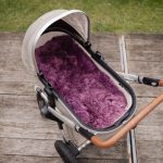 WOOOL Schapenvacht 2-in-1 Kinderwagen Buggy - WOOLA (Paars) - Afbeelding 2