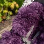 WOOOL Schapenvacht 2-in-1 Kinderwagen Buggy - WOOLA (Paars) - Afbeelding 4
