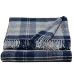 WOOOL Deken - TARTAN (Navy Bannockbane)