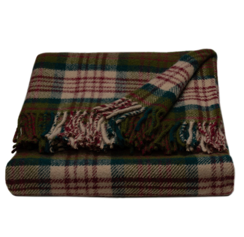 Woool2026 WOOOL Deken - TARTAN (Thistleberry) - Afbeelding 1