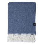 WOOOL Plaid - CASHMERE Classic (Donkerblauw) - Afbeelding 2
