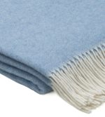 WOOOL Plaid - CASHMERE Classic (Lichtblauw) - Afbeelding 3