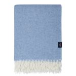 WOOOL Plaid - CASHMERE Classic (Lichtblauw) - Afbeelding 2