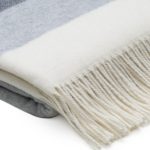 WOOOL Plaid - CASHMERE Stripe (Grijs) - Afbeelding 3
