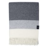 WOOOL Plaid - CASHMERE Stripe (Grijs) - Afbeelding 2