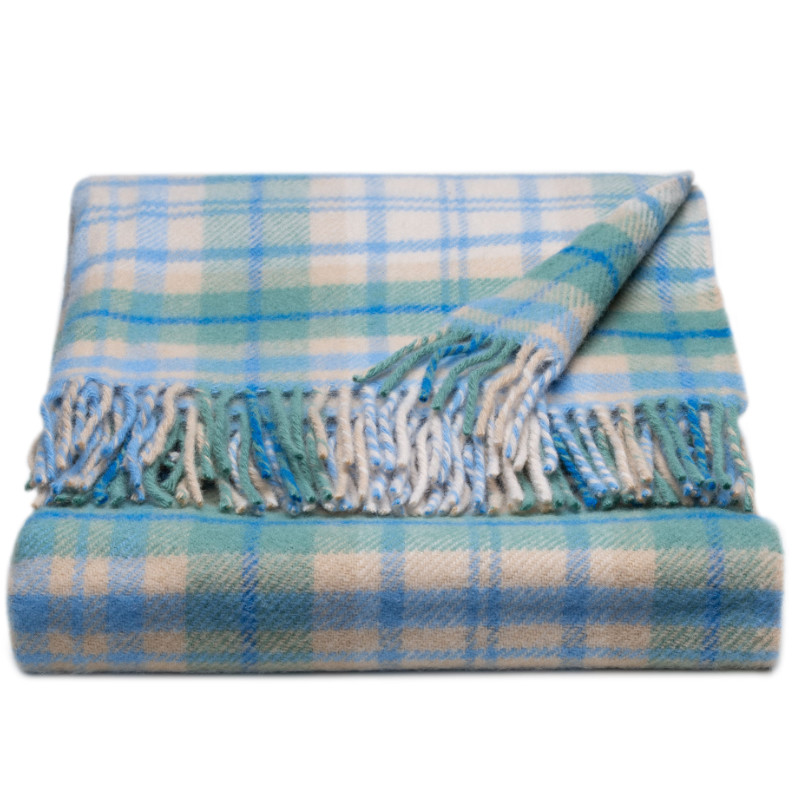 Woool2026 WOOOL Plaid - COTTAGE CHECK (Blue) - Afbeelding 1