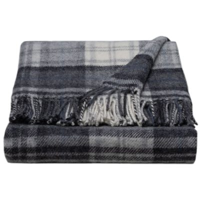 WOOOL Plaid - COTTAGE CHECK (Grey)