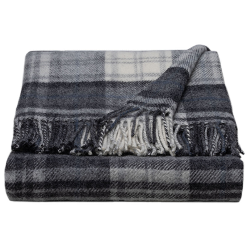 Woool2026 WOOOL Plaid - COTTAGE CHECK (Grey) - Afbeelding 1