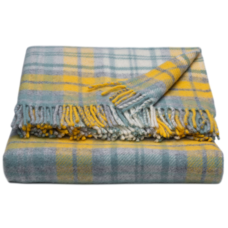 Woool2026 WOOOL Plaid - COTTAGE CHECK (Ocean) - Afbeelding 1