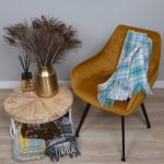 WOOOL Plaid - COTTAGE CHECK (Blue) - Afbeelding 4