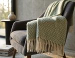 WOOOL Plaid - NORD (Lichtgroen) - Afbeelding 3
