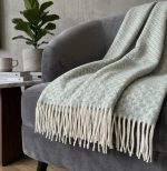 WOOOL Plaid - NORD (Lichtgroen) - Afbeelding 4
