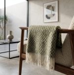 WOOOL Plaid - NORD (Mosgroen) - Afbeelding 3