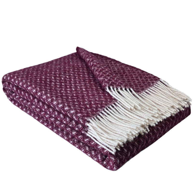 WOOOL Plaid - NORD (Rood) - Afbeelding 1