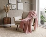 WOOOL Plaid - NORD (Roze) - Afbeelding 2