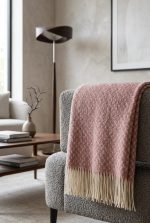 WOOOL Plaid - NORD (Roze) - Afbeelding 4