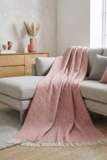 WOOOL Plaid - NORD (Roze) - Afbeelding 5