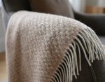 WOOOL Plaid - NORD (Zand) - Afbeelding 3