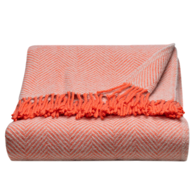 Woool2026 WOOOL Plaid - STELLA (Flamingo) - Afbeelding 1