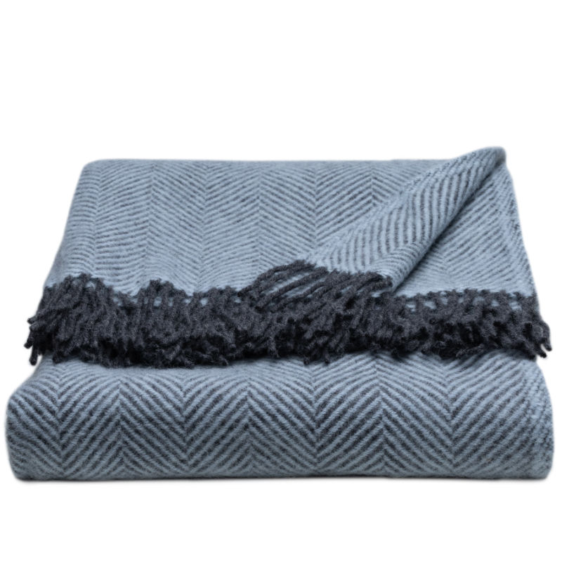 Woool2026 WOOOL Plaid - STELLA (Powder Blue) - Afbeelding 1