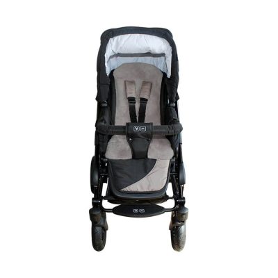 Lamsvacht Buggy / Autostoel Medicinaal (grijs)