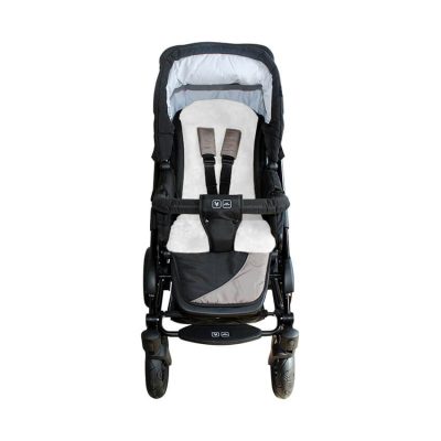 Lamsvacht Buggy / Autostoel Medicinaal (wit)
