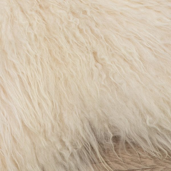 WOOOL Schapenvacht - IJslands Wit CURLY (Close)
