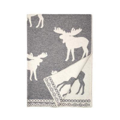 WOOOL Deken - DEER (Grijs)