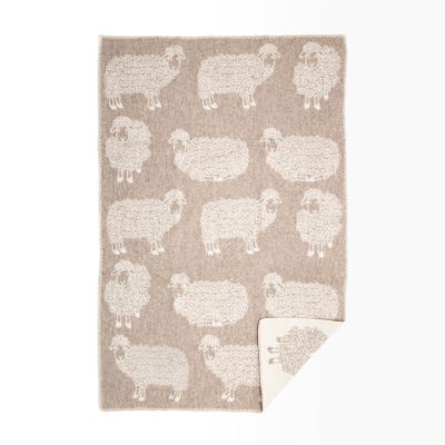 WOOOL Deken - SHEEP VILNA (Grijs)