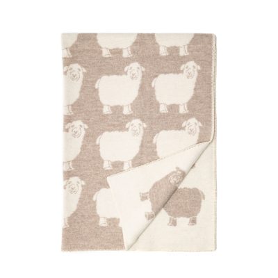 WOOOL Deken - SHEEP WOOLA (Beige)