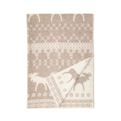WOOOL Deken - REINDEER (Beige)