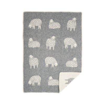 WOOOL Kinderdeken - SHEEP MIMA (Grijs)