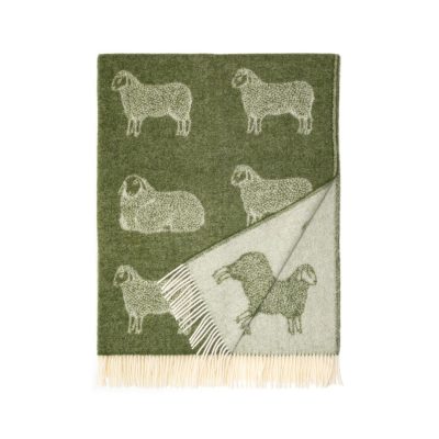 WOOOL Plaid - DOT SHEEP (Groen)